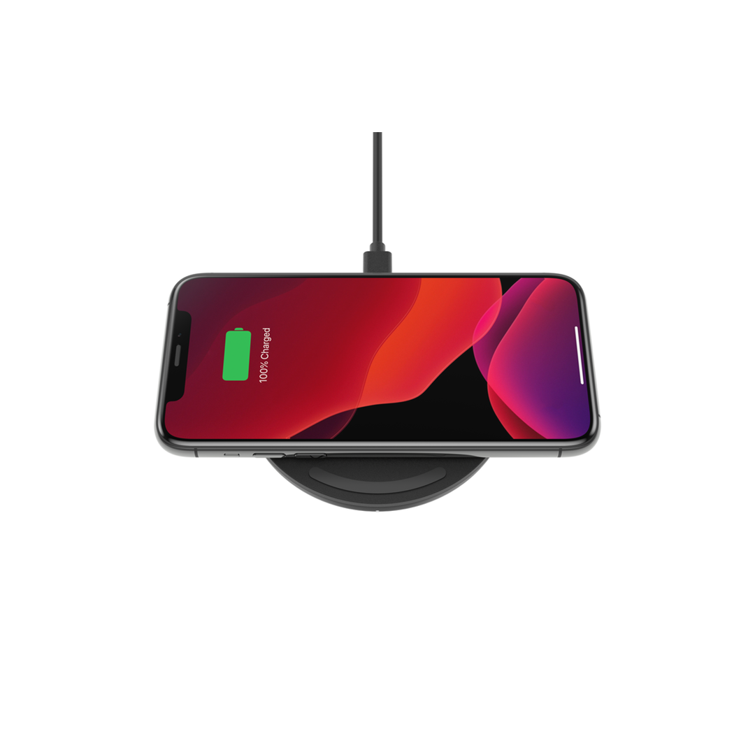 Belkin BoostCharge Wireless Charging Pad 15W- Black in Qatar Belkin BoostCharge Wireless Charging Pad 15W- Black in Qatar